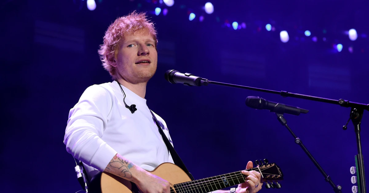 Ed Sheeran shows at