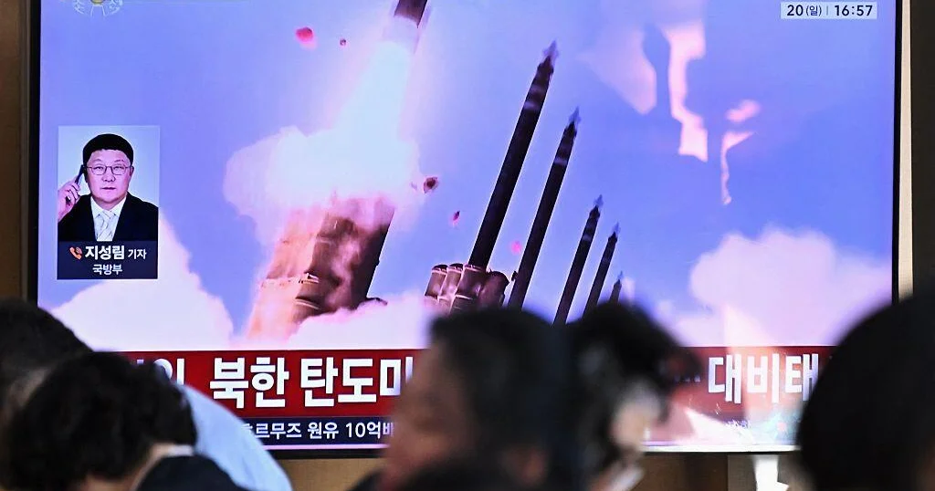 North Korea launches missiles