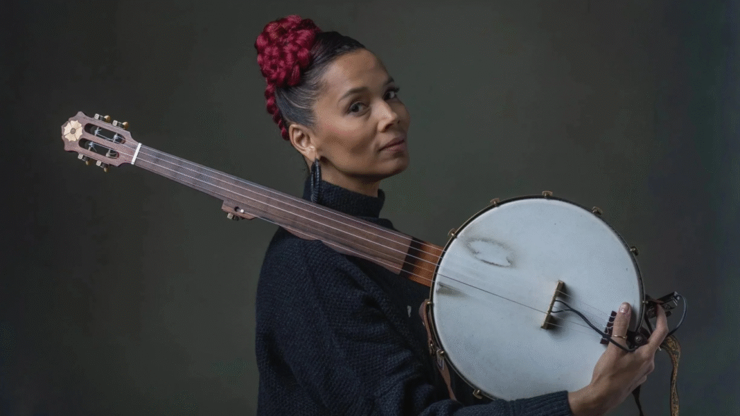 Rhiannon Giddens' banjo connects
