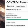 The ‘Control Resonant’ Metacritic