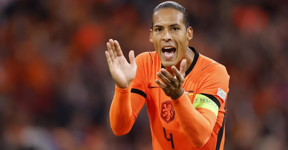 Virgil van Dijk furious
