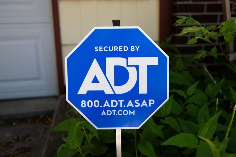 ADT home security sign house alarm system