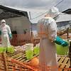 An Ebola treatment center