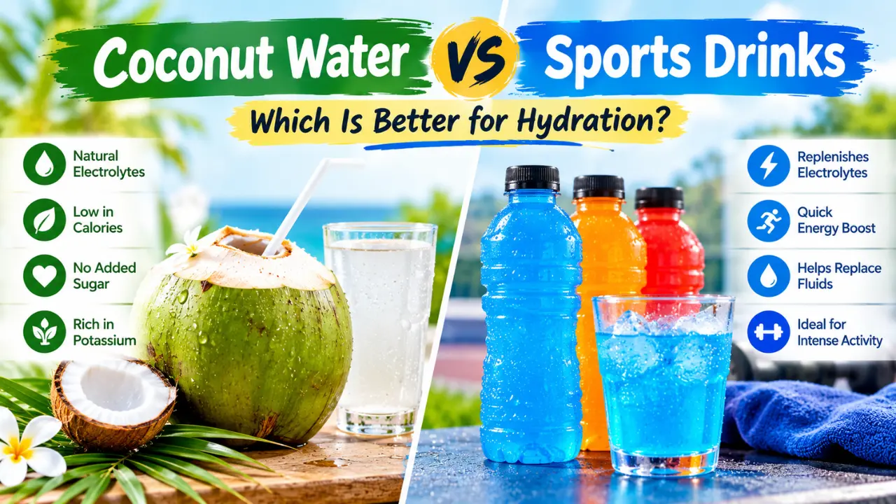 Coconut Water vs Sports
