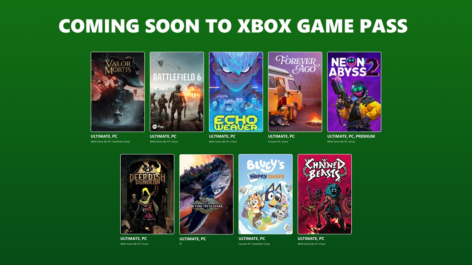 Coming to XBOX Game