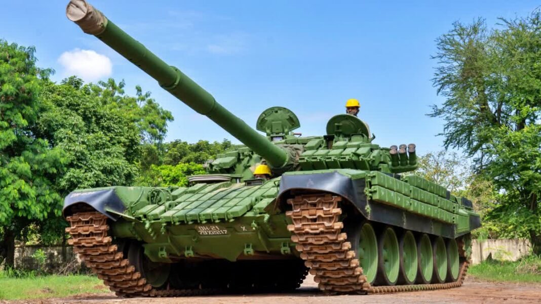 drdo-stanag-6-armour-industry Indian Army battle tank representing DRDO's lightweight STANAG-6 armour technology for armoured vehicles