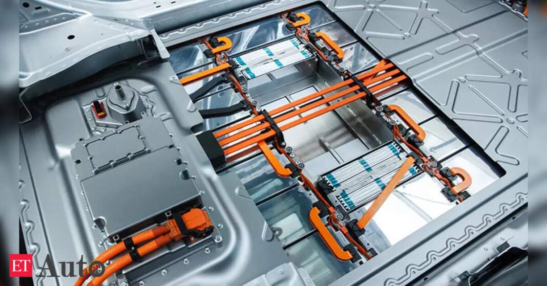 ev-testing-infrastructure-india-boost Electric vehicle batteries illustrating India's upgraded EV testing infrastructure and battery certification standards