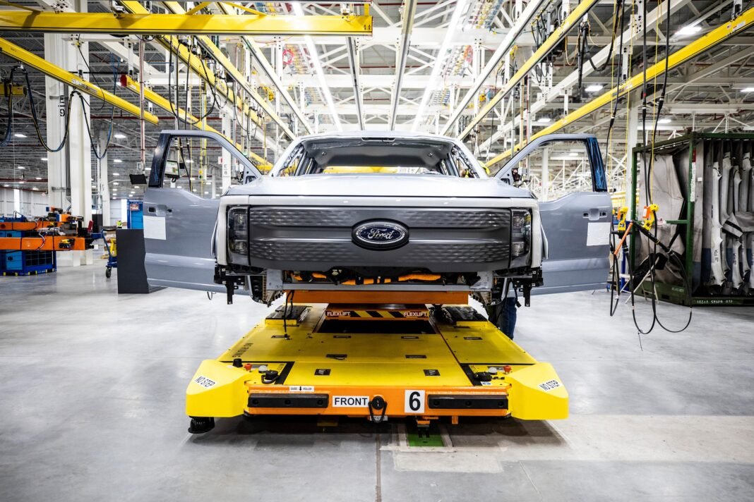 fix_ford-profit-falls-ev-losses-q3 Ford factory electric vehicle production