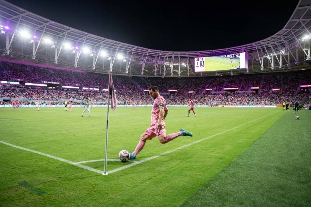 Lionel Messi Inter Miami soccer stadium match