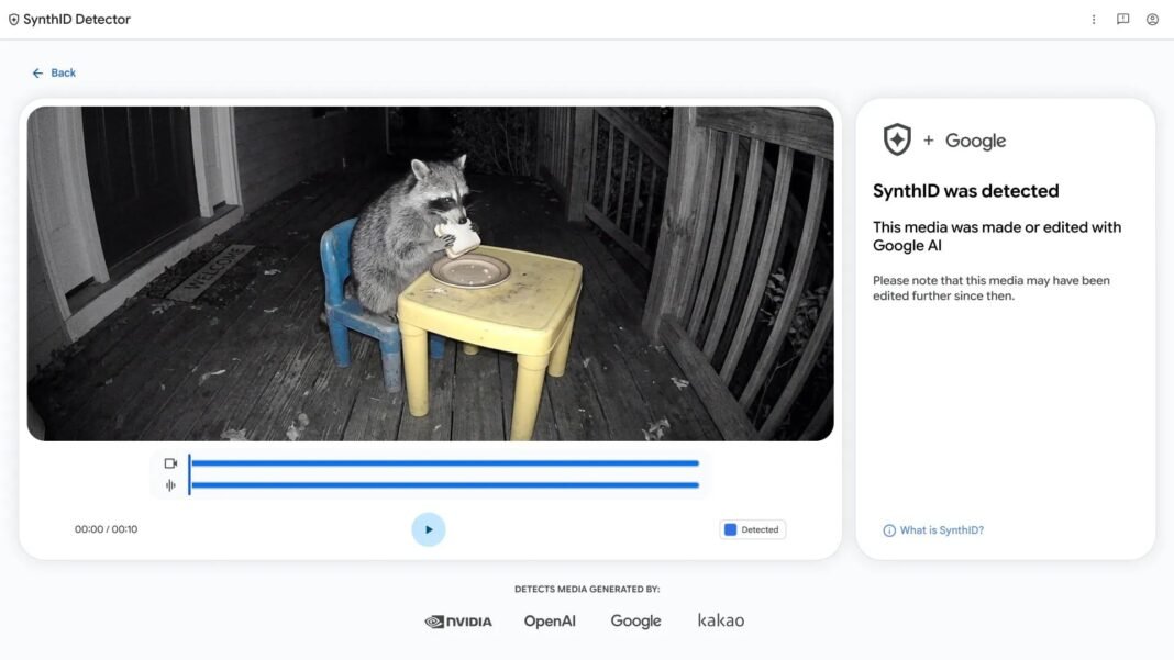 Google's SynthID AI Detector Google's SynthID AI Detector