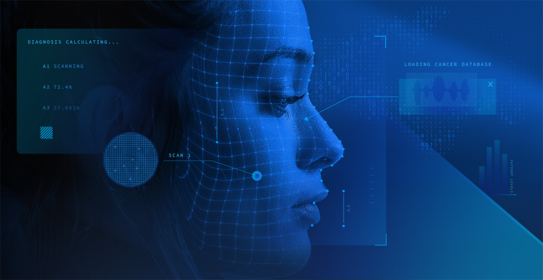 A researcher reviews the cancer survival AI tool that predicts a cancer patient's survival odds from a single selfie.