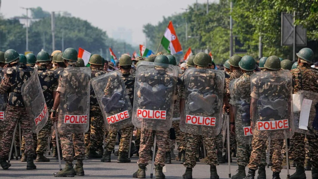 India's opposition parties march