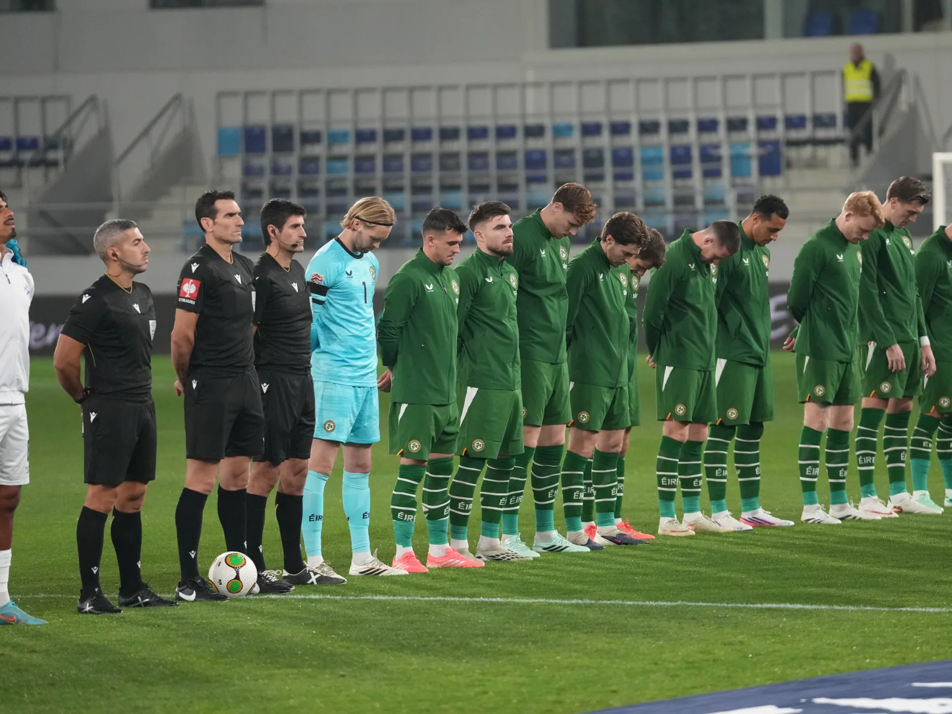 Ireland refuse handshake with