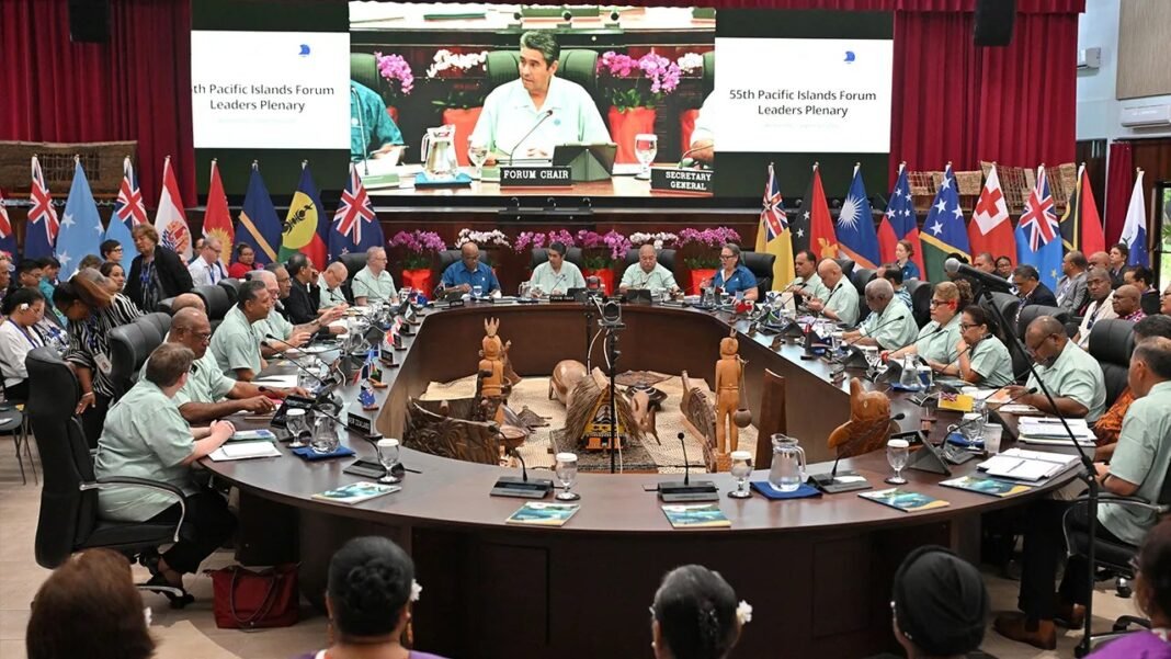 israel-pacific-islands-forum-partner Pacific Islands Forum leaders meeting in Palau where Israel was accepted as dialogue partner