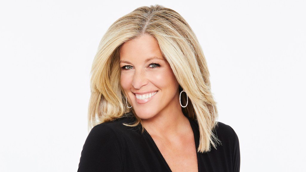 laura-wright-son-engaged Laura Wright, General Hospital star, in a portrait photo