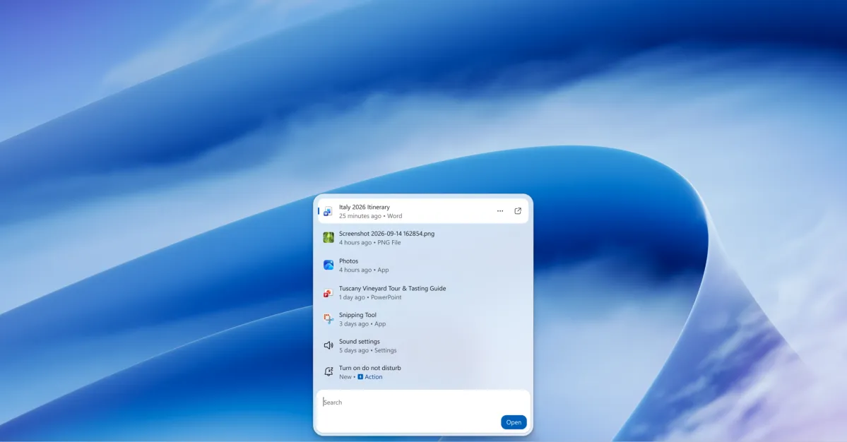 Microsoft’s new Windows Search