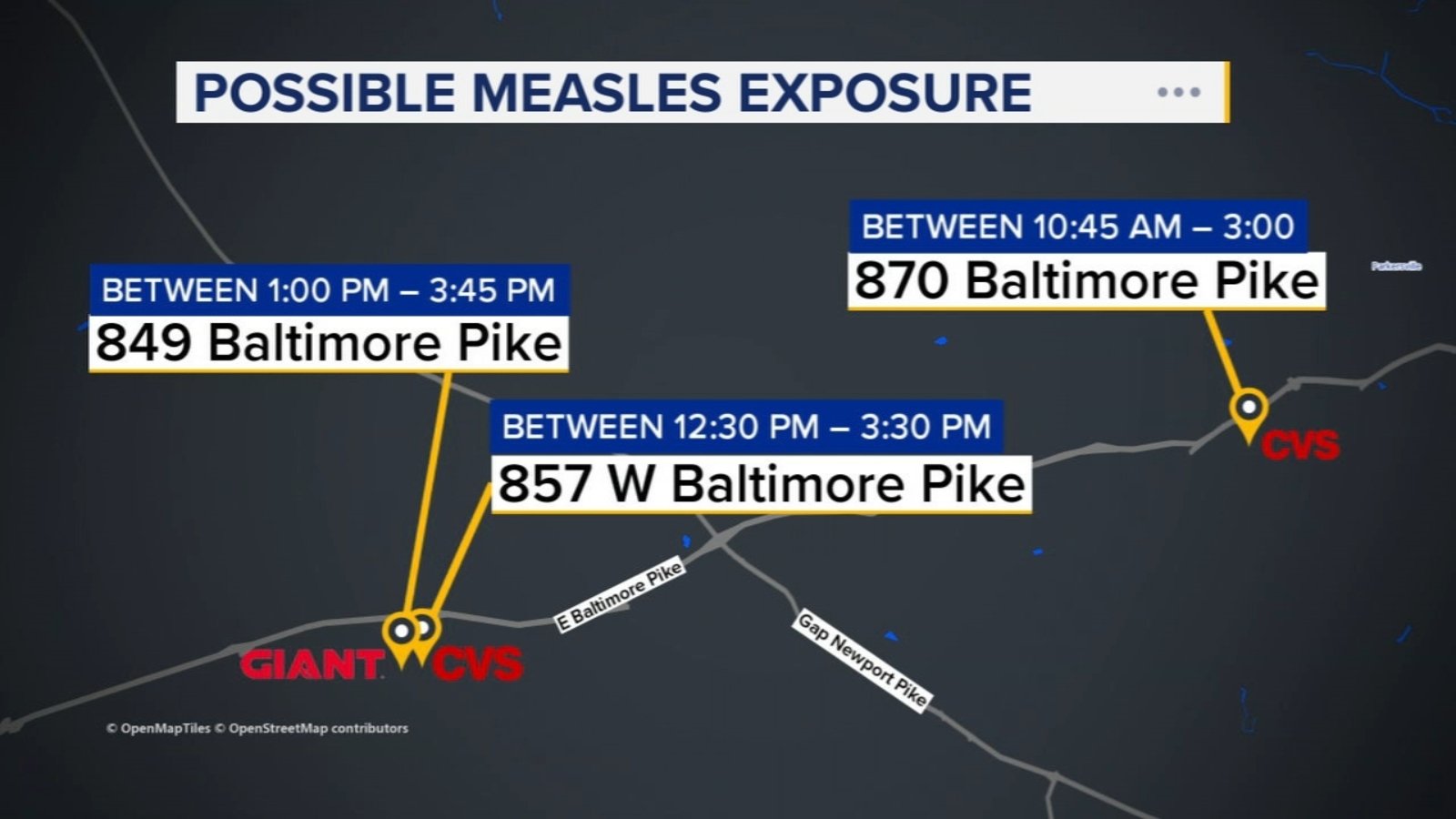 Public warned about possible