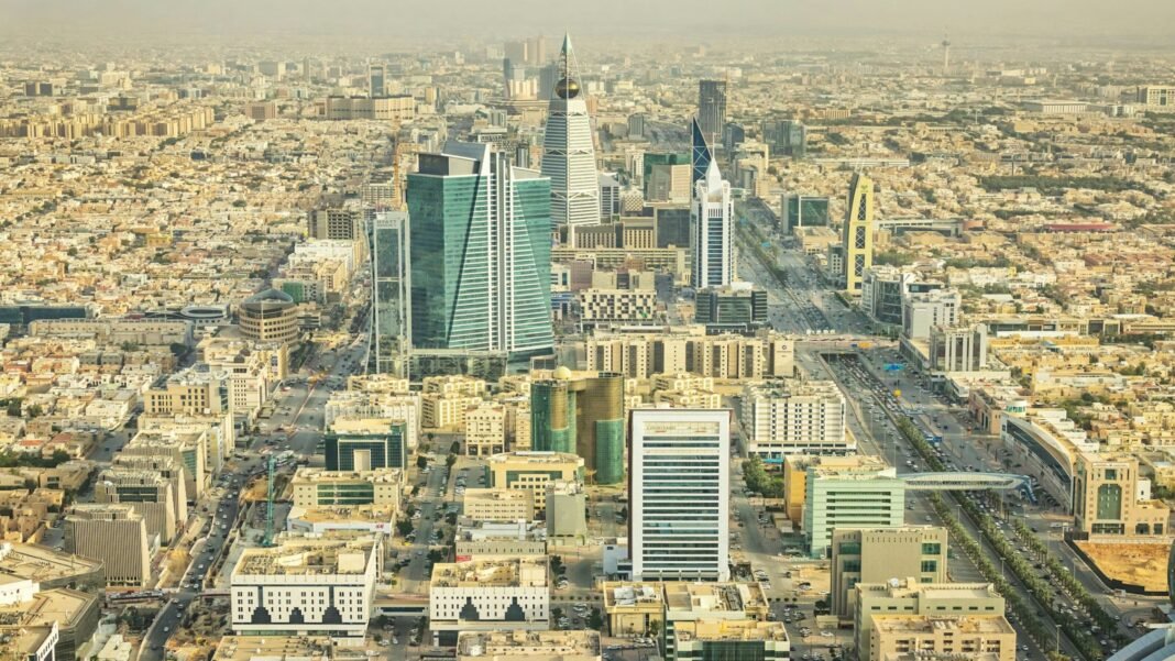 Skyline of Riyadh, Saudi Arabia, where five nationals were executed for terrorism-related offences.