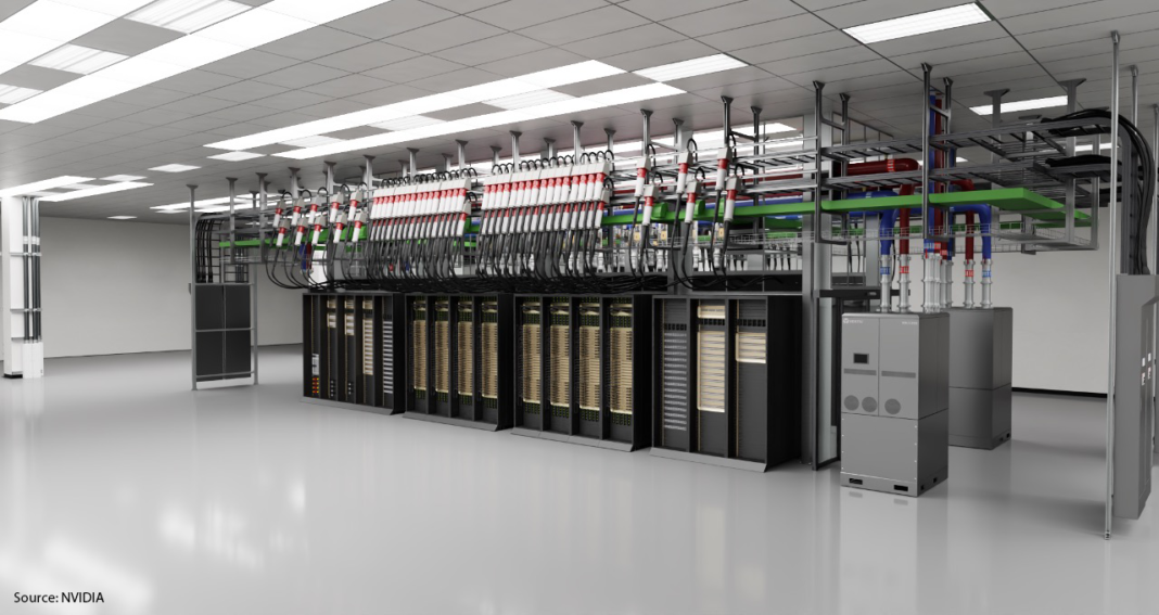 tec-05-nscale-anthropic-45-billion-ai-cloud-deal Nscale Anthropic deal illustrated by a data centre, as Nscale talks to sell Anthropic $45 billion of AI computing.