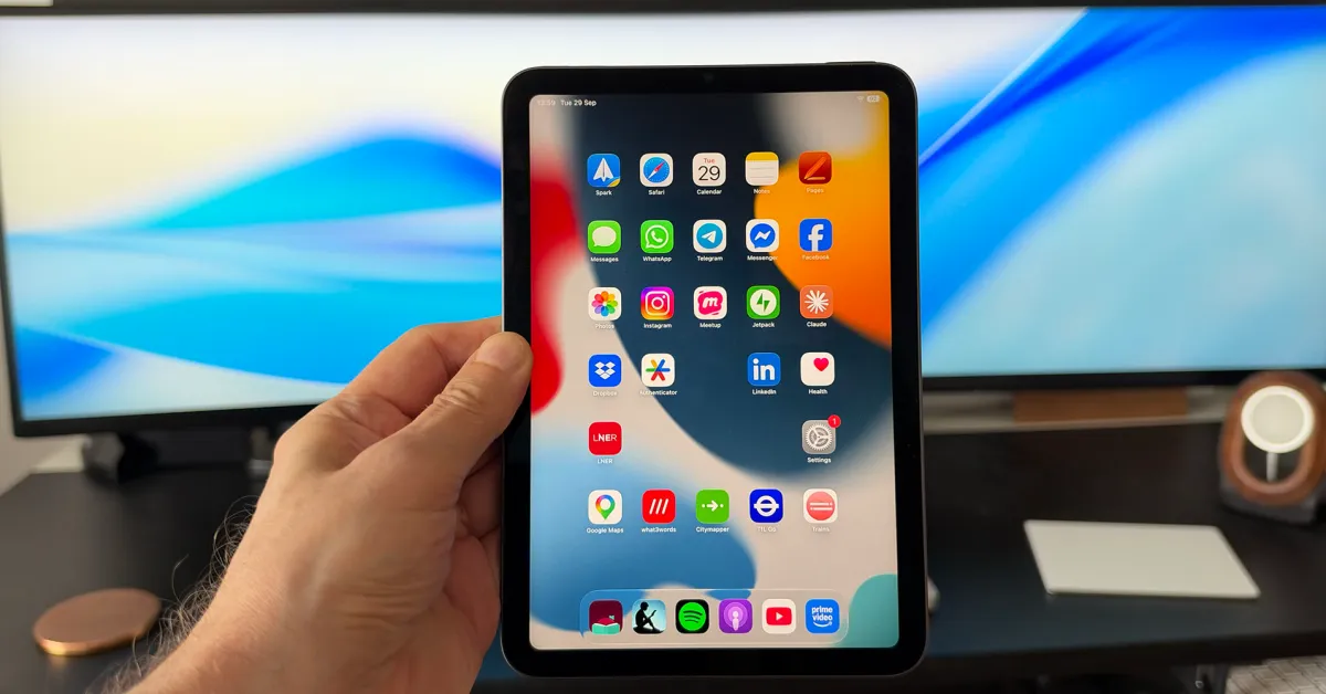 Using an iPad mini