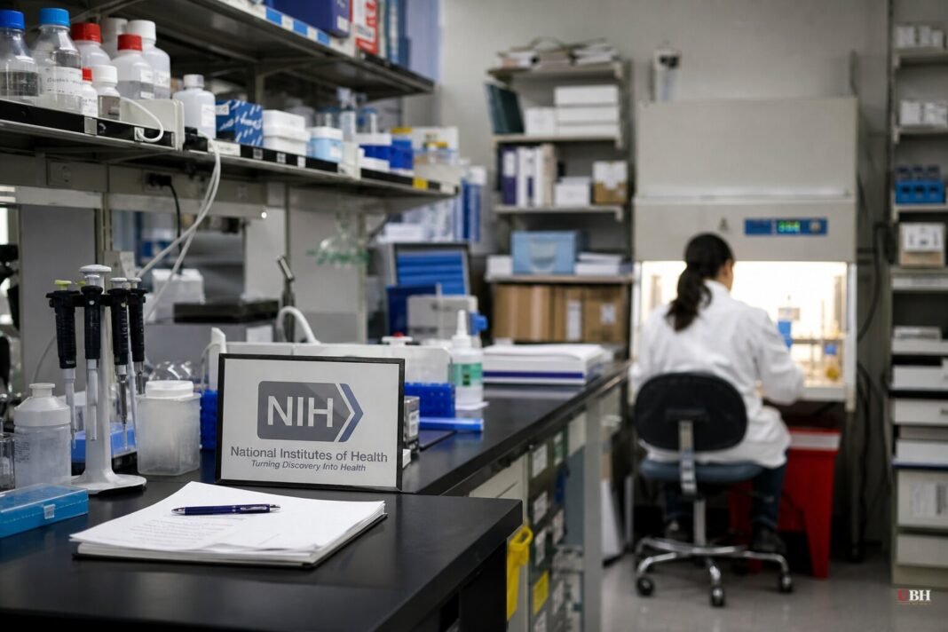 wp-19 Scientist working in a biomedical research laboratory supported by NIH grants