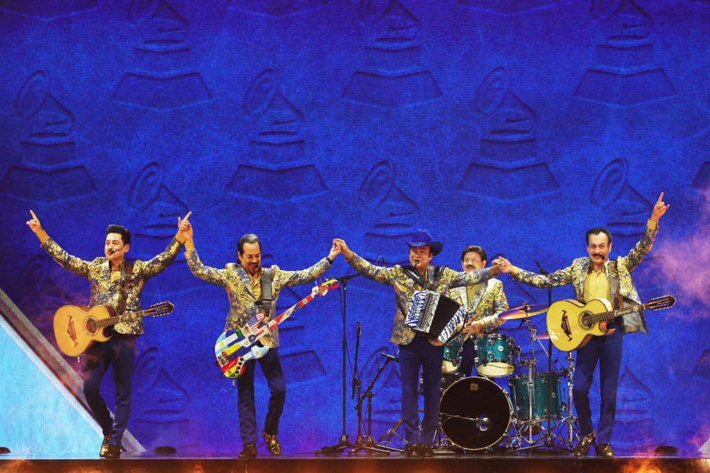 Los Tigres del Norte performing their Tiny Desk concert at NPR