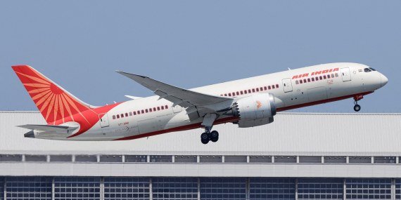 Air India aircraft airport takeoff
