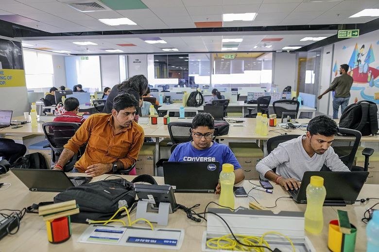 Indian IT office software engineers enterprise technology