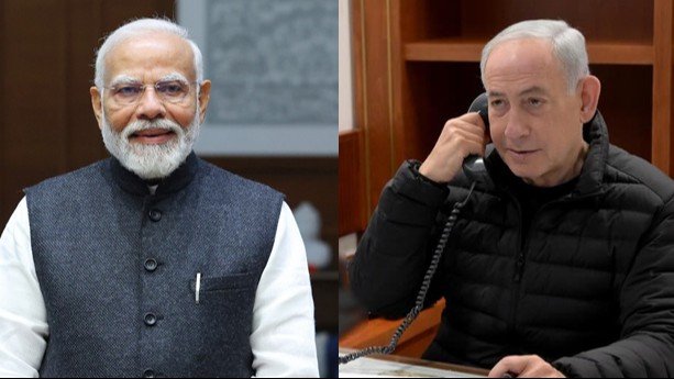 wp_26 Narendra Modi, Benjamin Netanyahu, West Asia, phone call